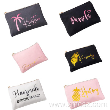 Custom beauty totes cosmetic makeup bags